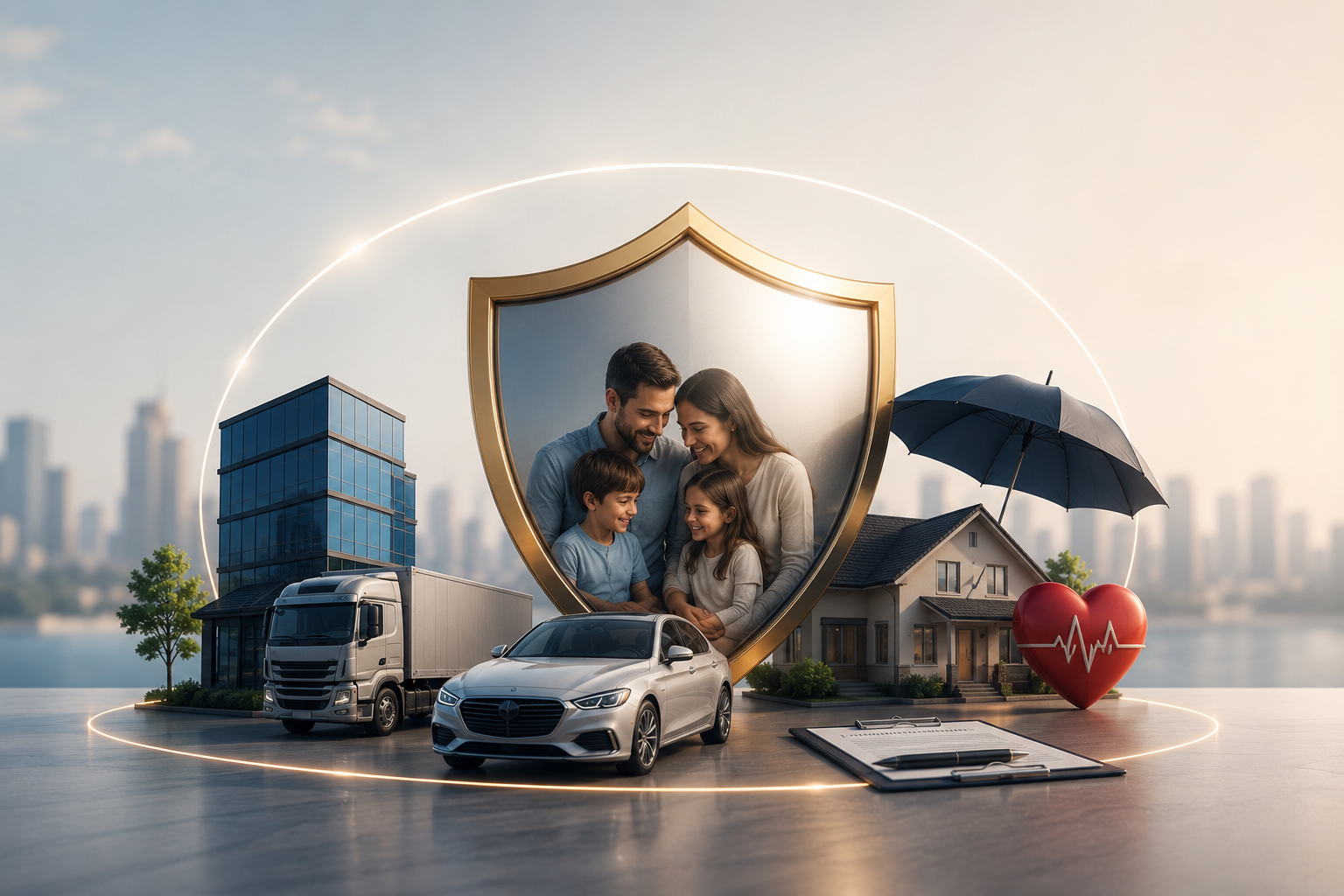 Insurance protection for families and businesses